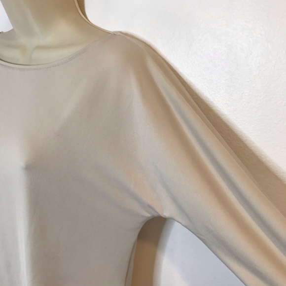 Set of 2 New York & Company Basic Shirts Black Beige Layering Blouse XL - Picture 5 of 15